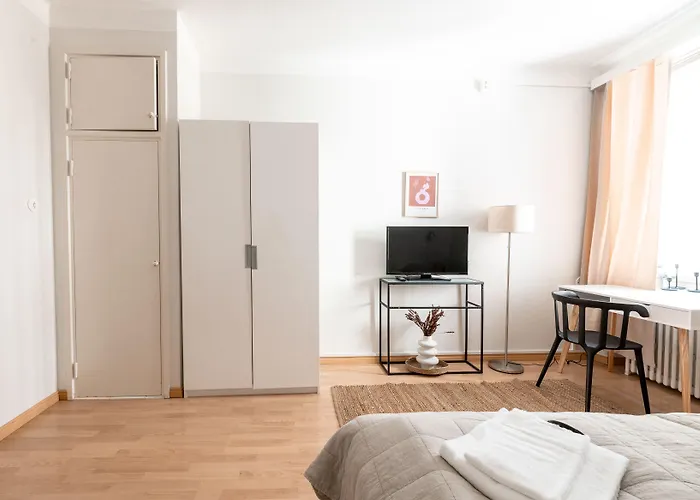 公寓 2ndhomes Compact By The Esplanade Park 赫尔辛基